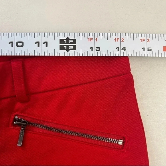 Ricki’s Slim Fit Zip Pocket Micro Twill Pants Red Size 2 - Picture 10 of 15